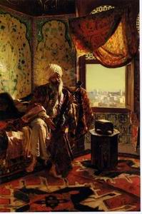 Arab or Arabic people and life. Orientalism oil paintings 13